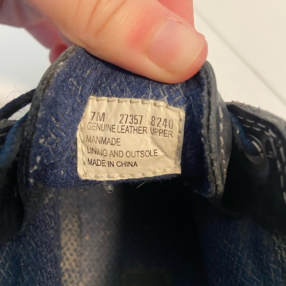 Timberland women’s Nellie double navy Nubuck leather medium‎ boots waterproof 7 - Picture 6 of 10